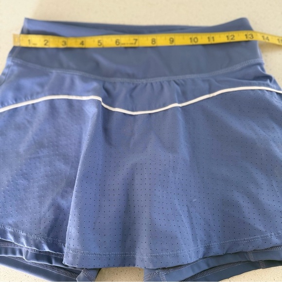Mono B Blue Active Skort with Built-In Shorts Size Small - Picture 4 of 10